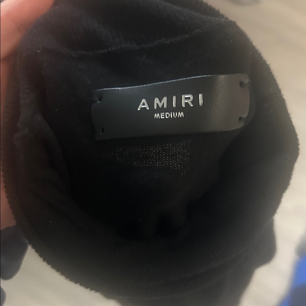 AMIRI Black turtle neck